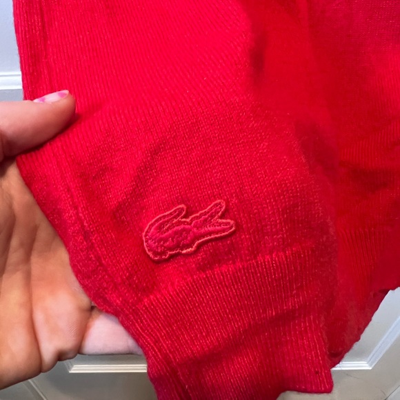 LACOSTE excellent condition cashmere crew neck sweater - Picture 5 of 6